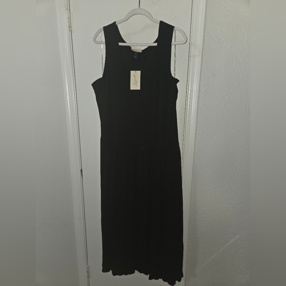 Universal Thread Black Sleeveless Maxi Dress